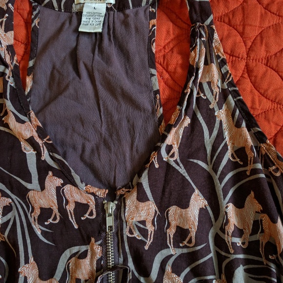 Pinky Dresses & Skirts - Fun sleeveless prancing zebra dress in EUC